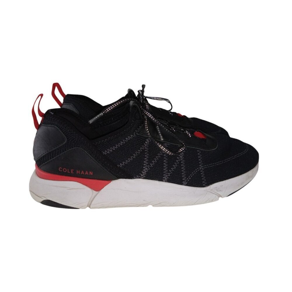 Cole Haan Grandsport Trainer Mens Size 11 C31442 Black Red Sneakers